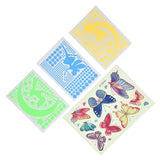4Pcs Wall Stickers PVC Material Self Adhesive Luminous Design Cute Exquisite Wall Paper Decor