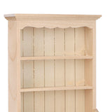 Dollhouse Bookshelf 1/12 Scale 3 Layer Drawer Design Classic Pure Colors DIY Coloring Miniature Bookcase for Gift - Extra Image