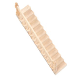 Doll House Stairs Glossy Rounded Corners Birch Material DIY Vivd Cute 1/12 Scale Miniature Staircase for CraftsLeft