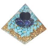 Orgone Pyramid Energy Healing Chakra Pyramid Promotes Mental Growth for Home Office Desktop Decoration