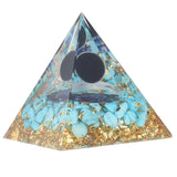 Orgone Pyramid Energy Healing Chakra Pyramid Promotes Mental Growth for Home Office Desktop Decoration - Extra Image