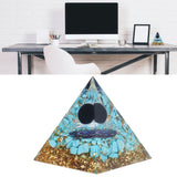 Orgone Pyramid Energy Healing Chakra Pyramid Promotes Mental Growth for Home Office Desktop Decoration
