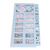 Newborn Photo Frame Durable Polished 12 Small Picture Frames Record Baby's Monthly Growth Baby Photo Frame for GiftBlue