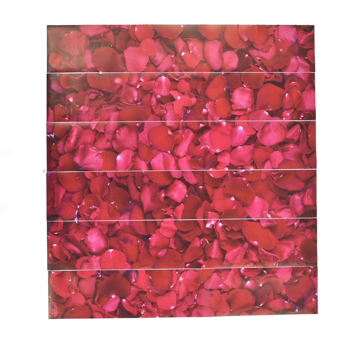 6PCS 100x18cm 3D Stair Sticker Rose Flower Self Adhesive Wall Sticker Waterproof Tile Stair Sticker for Valentine's Day
