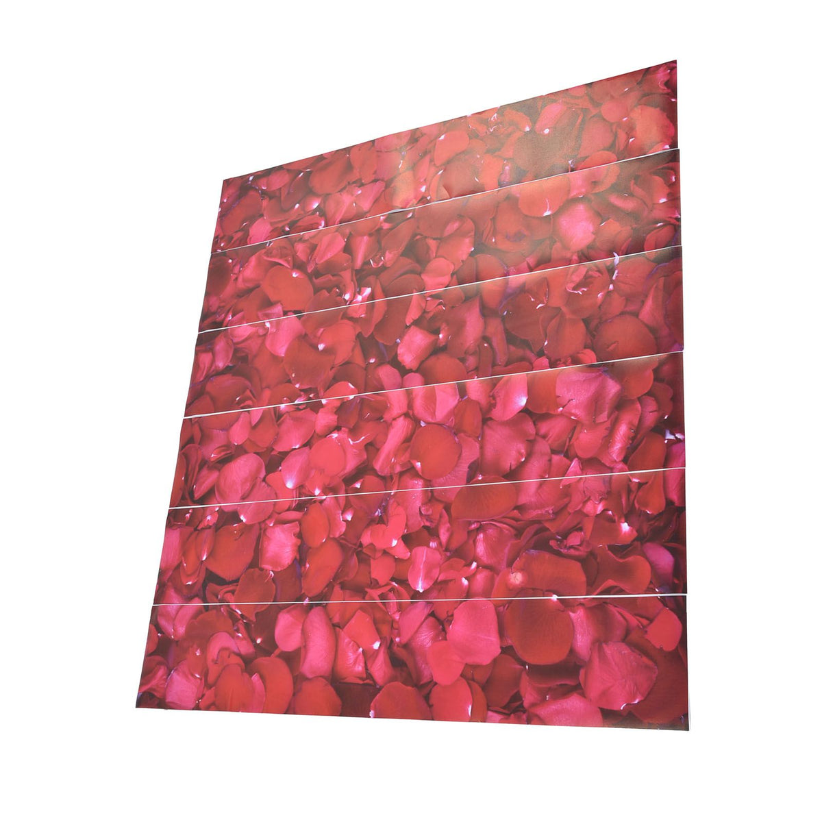 6PCS 100x18cm 3D Stair Sticker Rose Flower Self Adhesive Wall Sticker Waterproof Tile Stair Sticker for Valentine's Day