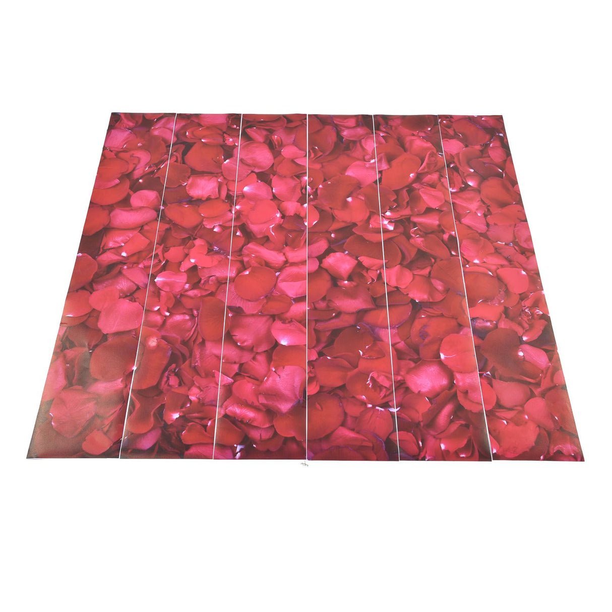 6PCS 100x18cm 3D Stair Sticker Rose Flower Self Adhesive Wall Sticker Waterproof Tile Stair Sticker for Valentine's Day