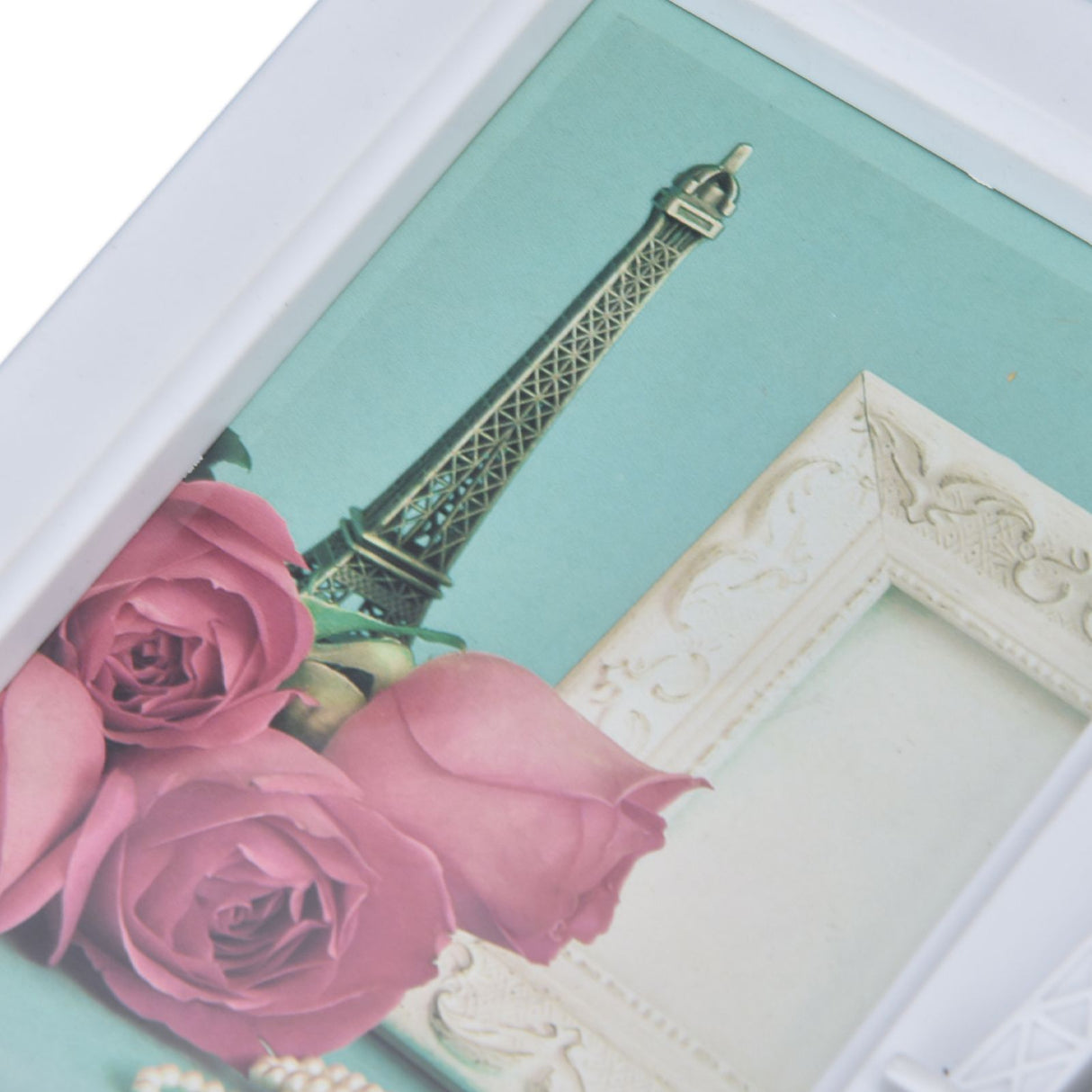 2PCS Rectangle Photo Frame Home Decorative Photo Frame 2 Hole Wedding Picture Frame for Bedroom Party