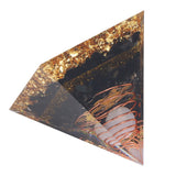 Orgone Pyramid Decorative Balancing Energy Power Stone Pyramid Ornament for Yoga Meditation Bedroom