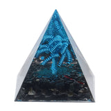 Orgone Pyramid Energy Generation Peaceful Exquisite Healing Energized Gemstones Pyramids for Home Offices Bedroom - Low Angle