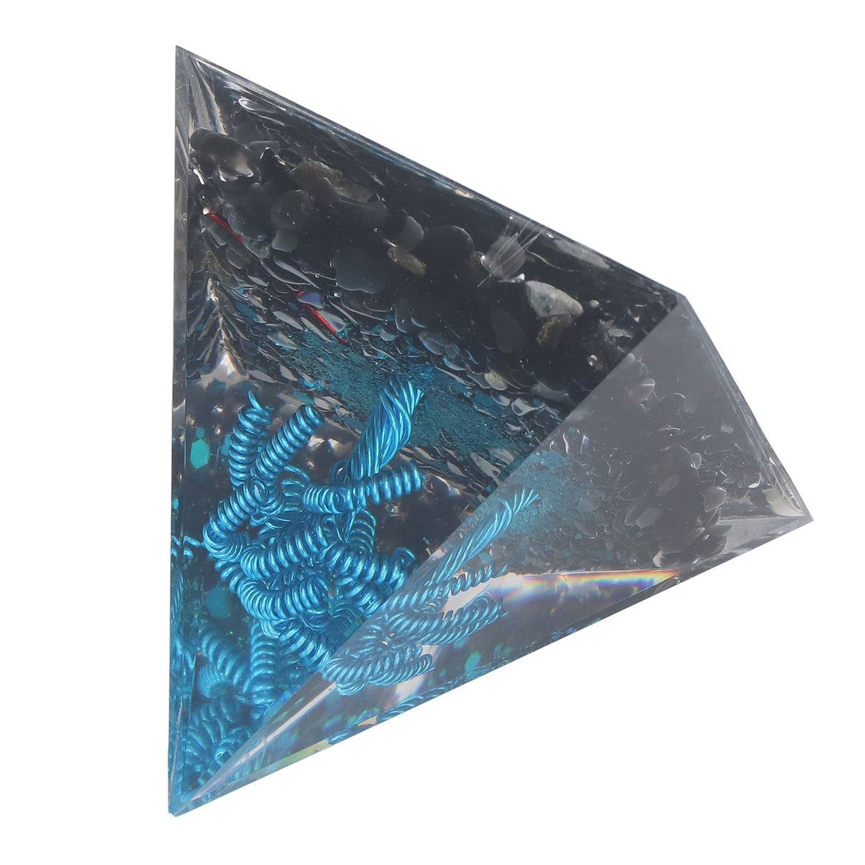 Orgone Pyramid Energy Generation Peaceful Exquisite Healing Energized Gemstones Pyramids for Home Offices Bedroom
