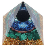 Orgone Pyramid Exquisite Healing Energized Gemstones Pyramids for Home Offices Bedroom