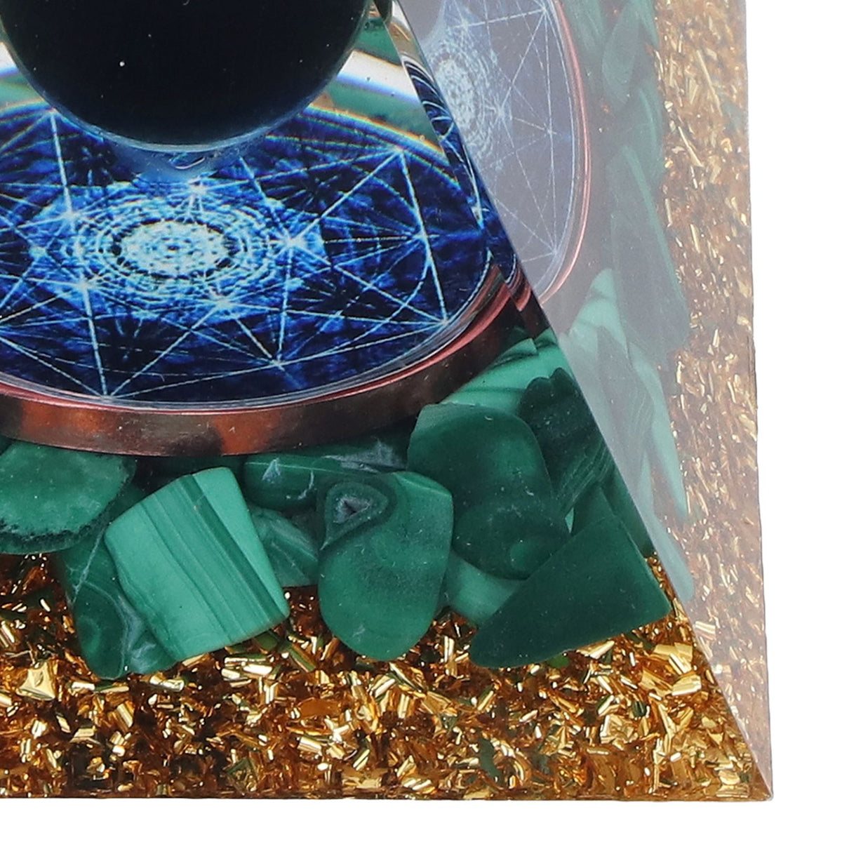 Orgone Pyramid Exquisite Healing Energized Gemstones Pyramids for Home Offices Bedroom