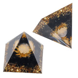 Orgone Healing Pyramid Energy Balancing Positive Power Stone Pyramid Decoration for Meditation Bedroom Office - Extra Image