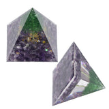 Crystal Pyramid Orgone Pyramid Home Handicraft Ornaments for Energy Healing Calmness