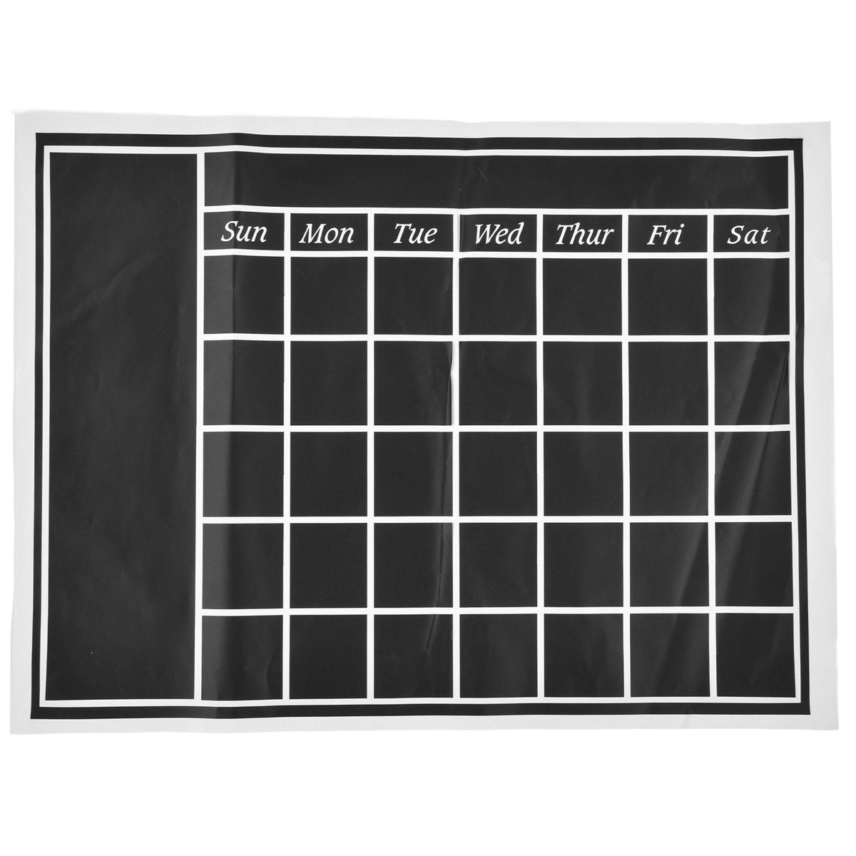 Blackboard Wall Sticker 45x60cm Removable Self Adhesive Waterproof PVC Chalkboard Calendar with Matte Texture for Home