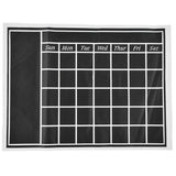 Blackboard Wall Sticker 45x60cm Removable Self Adhesive Waterproof PVC Chalkboard Calendar with Matte Texture for Home