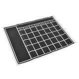 Blackboard Wall Sticker 45x60cm Removable Self Adhesive Waterproof PVC Chalkboard Calendar with Matte Texture for Home - Front View