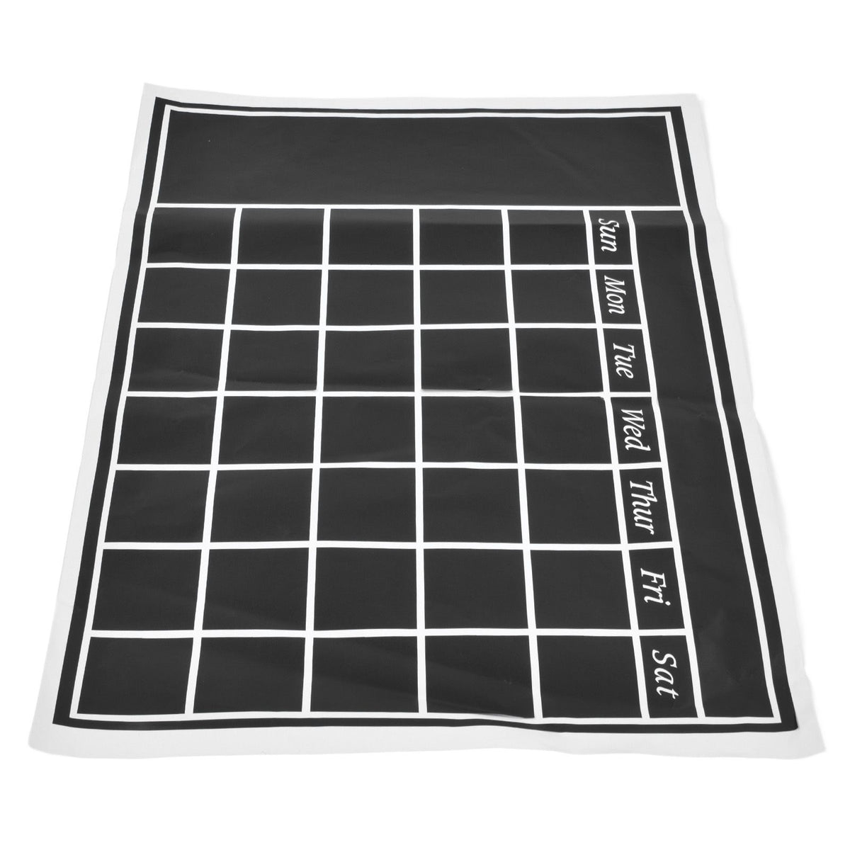 Blackboard Wall Sticker 45x60cm Removable Self Adhesive Waterproof PVC Chalkboard Calendar with Matte Texture for Home