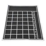 Blackboard Wall Sticker 45x60cm Removable Self Adhesive Waterproof PVC Chalkboard Calendar with Matte Texture for Home