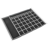 Blackboard Wall Sticker 45x60cm Removable Self Adhesive Waterproof PVC Chalkboard Calendar with Matte Texture for Home
