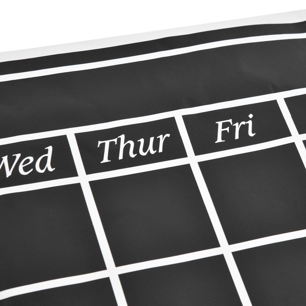Blackboard Wall Sticker 45x60cm Removable Self Adhesive Waterproof PVC Chalkboard Calendar with Matte Texture for Home