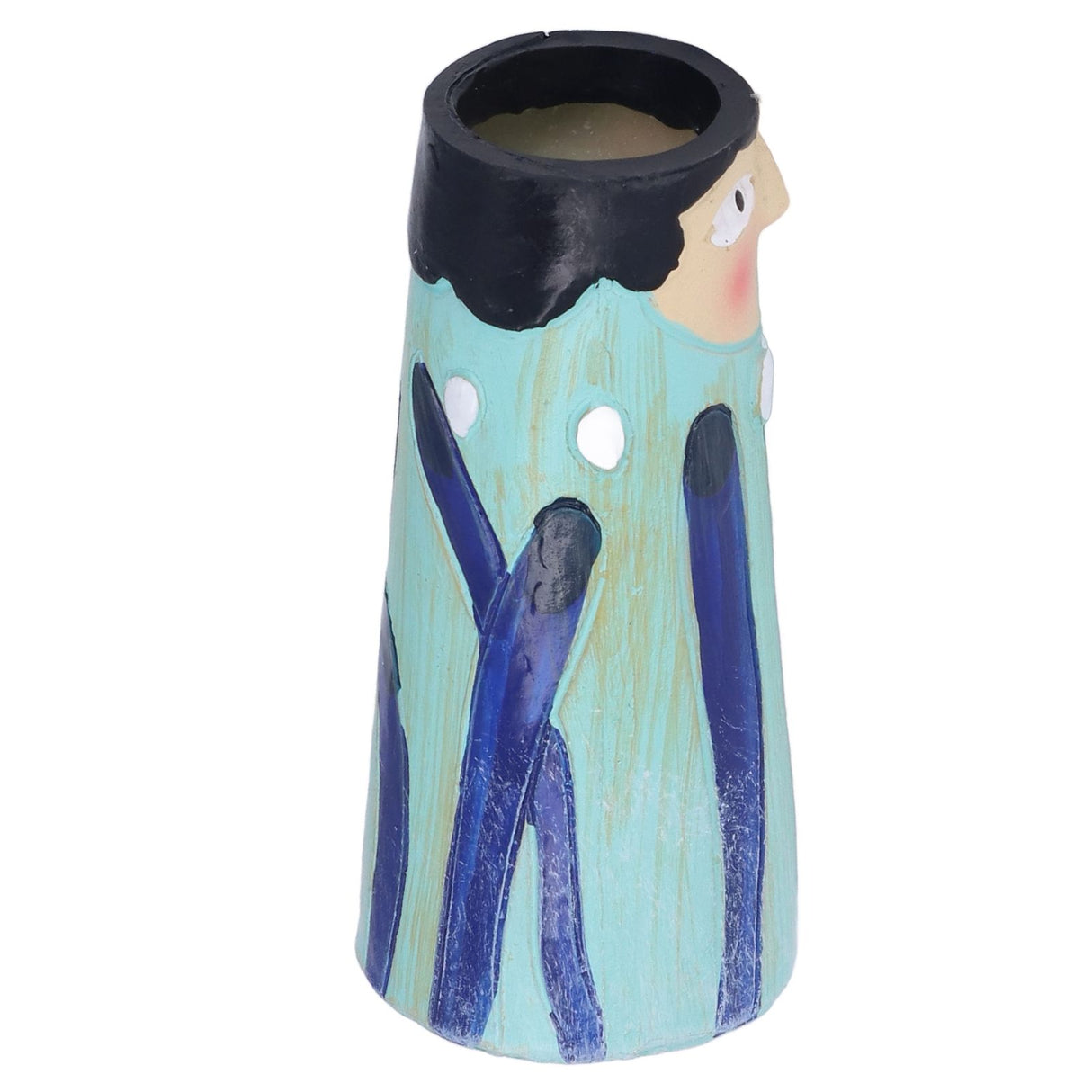 Vase Resin Ornament Exquisite Odorless Handicraft Vase Ornament for Home Offices Living Room01