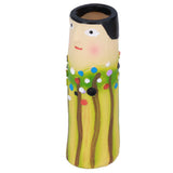 Vase Resin Ornament Exquisite Odorless Handicraft Vase Ornament for Home Offices Living Room02 - Side View