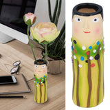Vase Resin Ornament Exquisite Odorless Handicraft Vase Ornament for Home Offices Living Room02