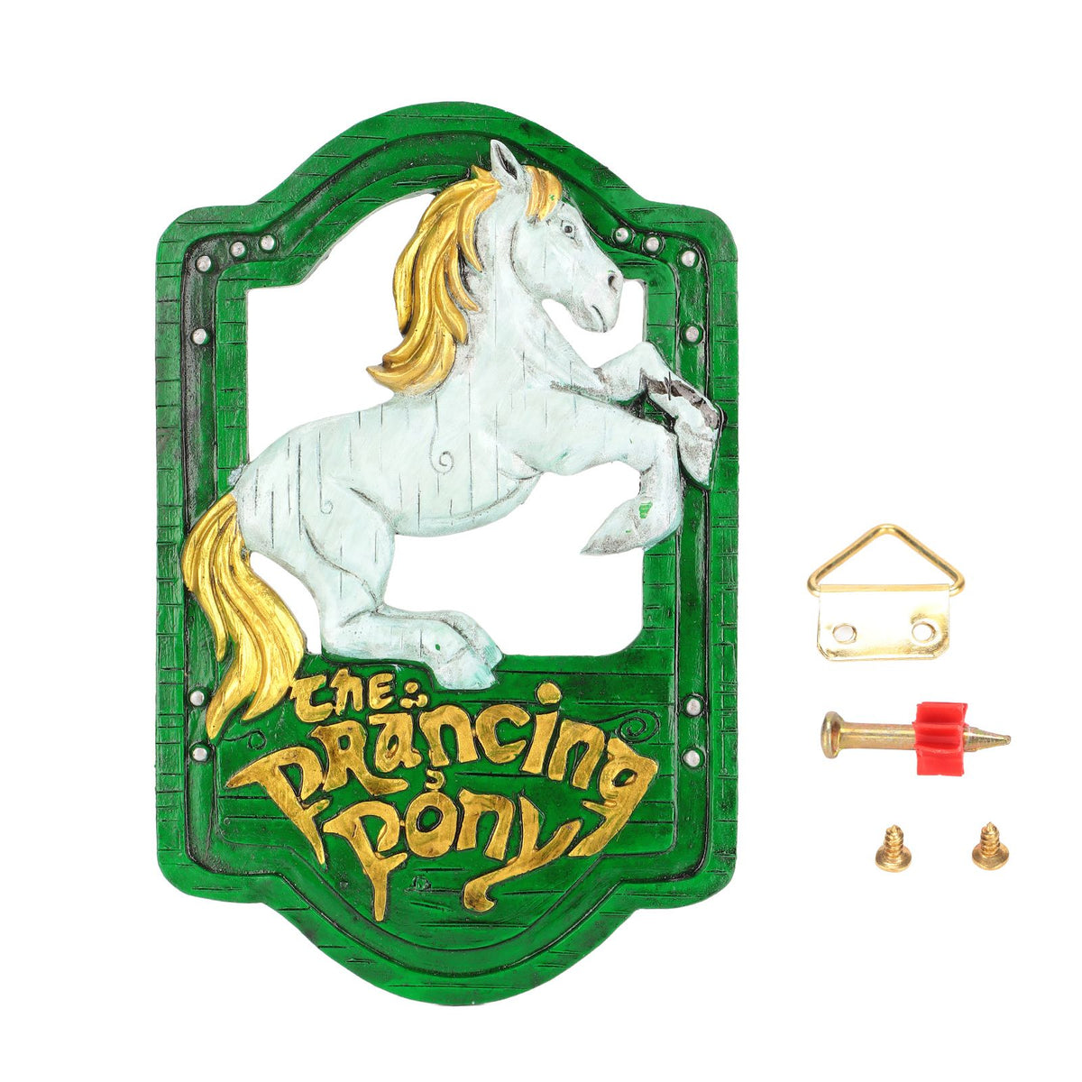 Wall Sign Synthetic Resin Horse Pattern Wall Mounted Signage Decoration for Home Office