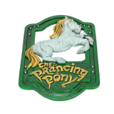 Wall Sign Synthetic Resin Horse Pattern Wall Mounted Signage Decoration for Home Office