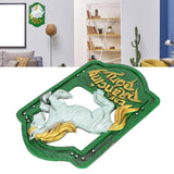Wall Sign Synthetic Resin Horse Pattern Wall Mounted Signage Decoration for Home Office
