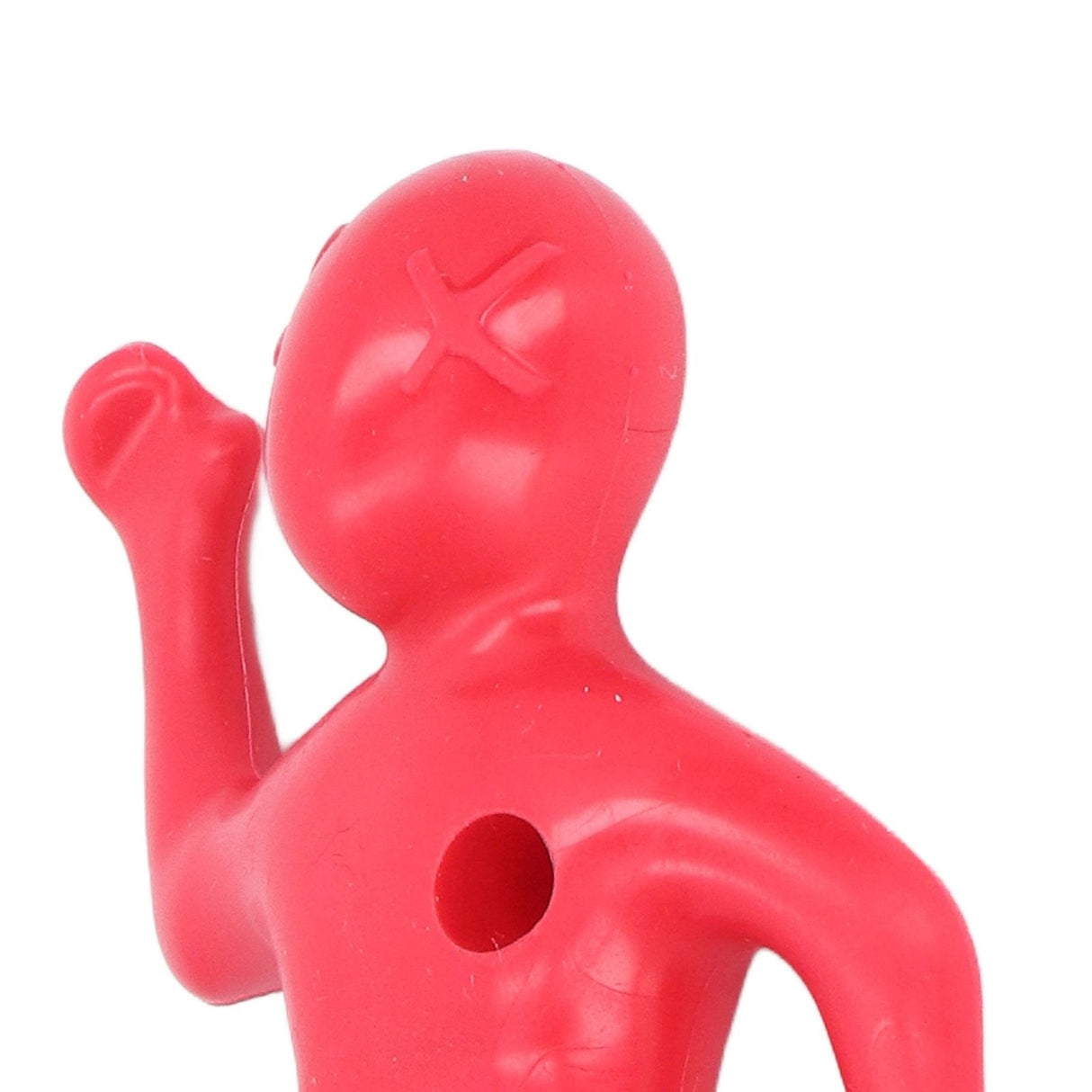 Red Human Shape Pen Holder Plastic Funny Pencil Holder Desk Ornaments for Office Household Decoration
