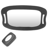 Baby Car Mirror Safely Monitor Infant Child Dynamic with Soft LED Light Wide Angle 360° Adjustable Mirror for Vehicles - Front View