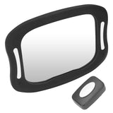 Baby Car Mirror Safely Monitor Infant Child Dynamic with Soft LED Light Wide Angle 360° Adjustable Mirror for Vehicles - 45-Degree Angle