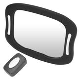 Baby Car Mirror Safely Monitor Infant Child Dynamic with Soft LED Light Wide Angle 360° Adjustable Mirror for Vehicles - Low Angle
