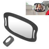 Baby Car Mirror Safely Monitor Infant Child Dynamic with Soft LED Light Wide Angle 360° Adjustable Mirror for Vehicles - Extra Image