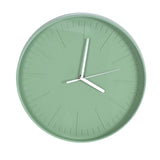 Mute Quartz Clock Wall Watch Minimalist Modern Plastic Wall Clock for Living Room BedroomGreen