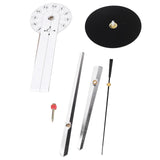 DIY Wall Clock Silent Stylish Decorative Frameless Hanging Clock for Living Room Office