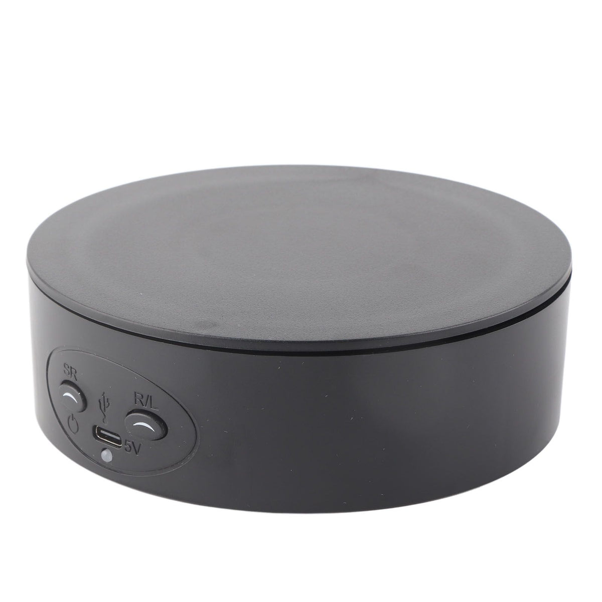 360 Degree Rotating Display Stand Maximum Load 6.6lb Electric Rotating Turntable for Wine Bottles Cosmetics WatchesBlack