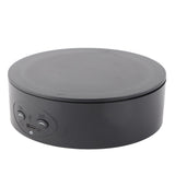 360 Degree Rotating Display Stand Maximum Load 6.6lb Electric Rotating Turntable for Wine Bottles Cosmetics WatchesBlack