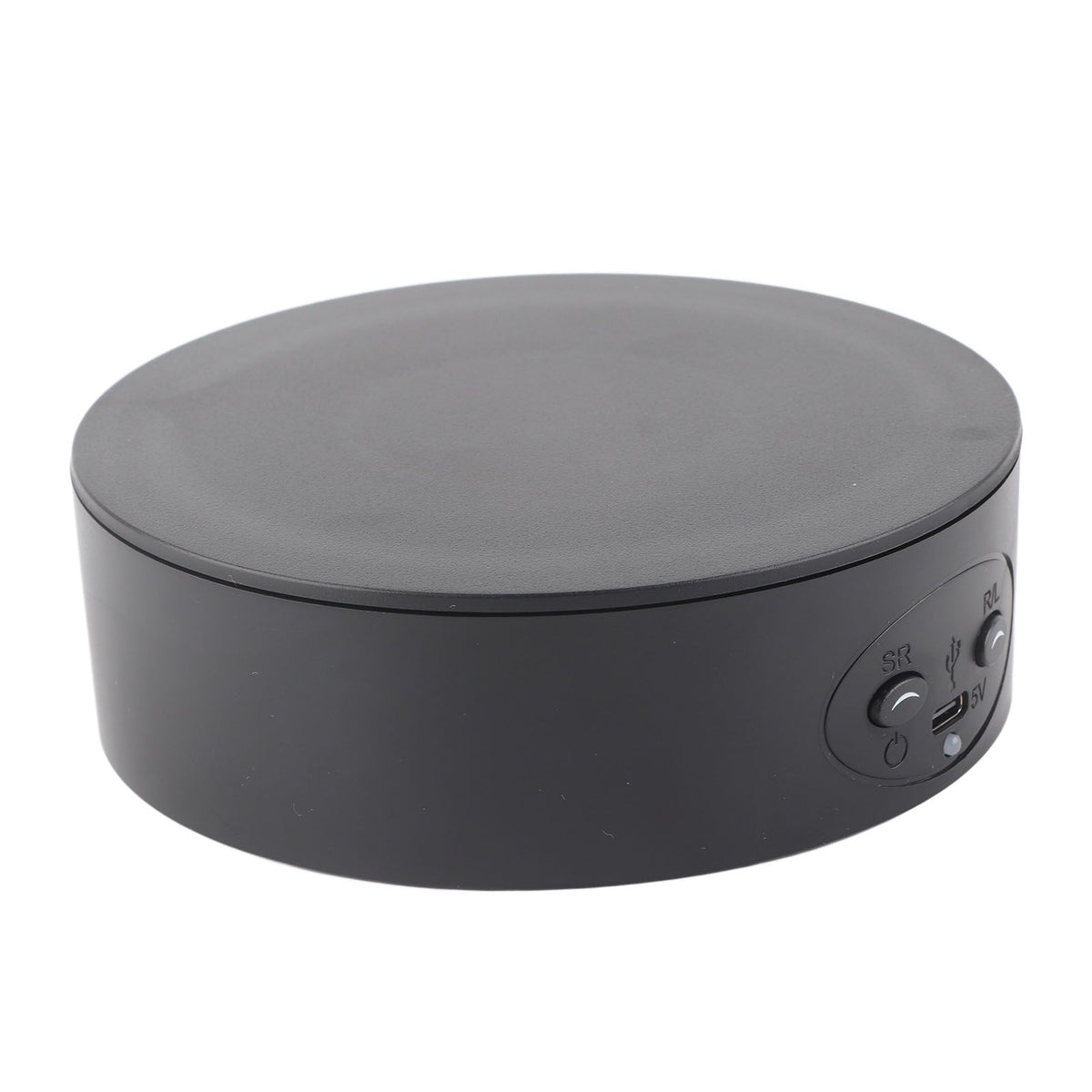 360 Degree Rotating Display Stand Maximum Load 6.6lb Electric Rotating Turntable for Wine Bottles Cosmetics WatchesBlack