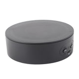 360 Degree Rotating Display Stand Maximum Load 6.6lb Electric Rotating Turntable for Wine Bottles Cosmetics WatchesBlack - Top-Down View