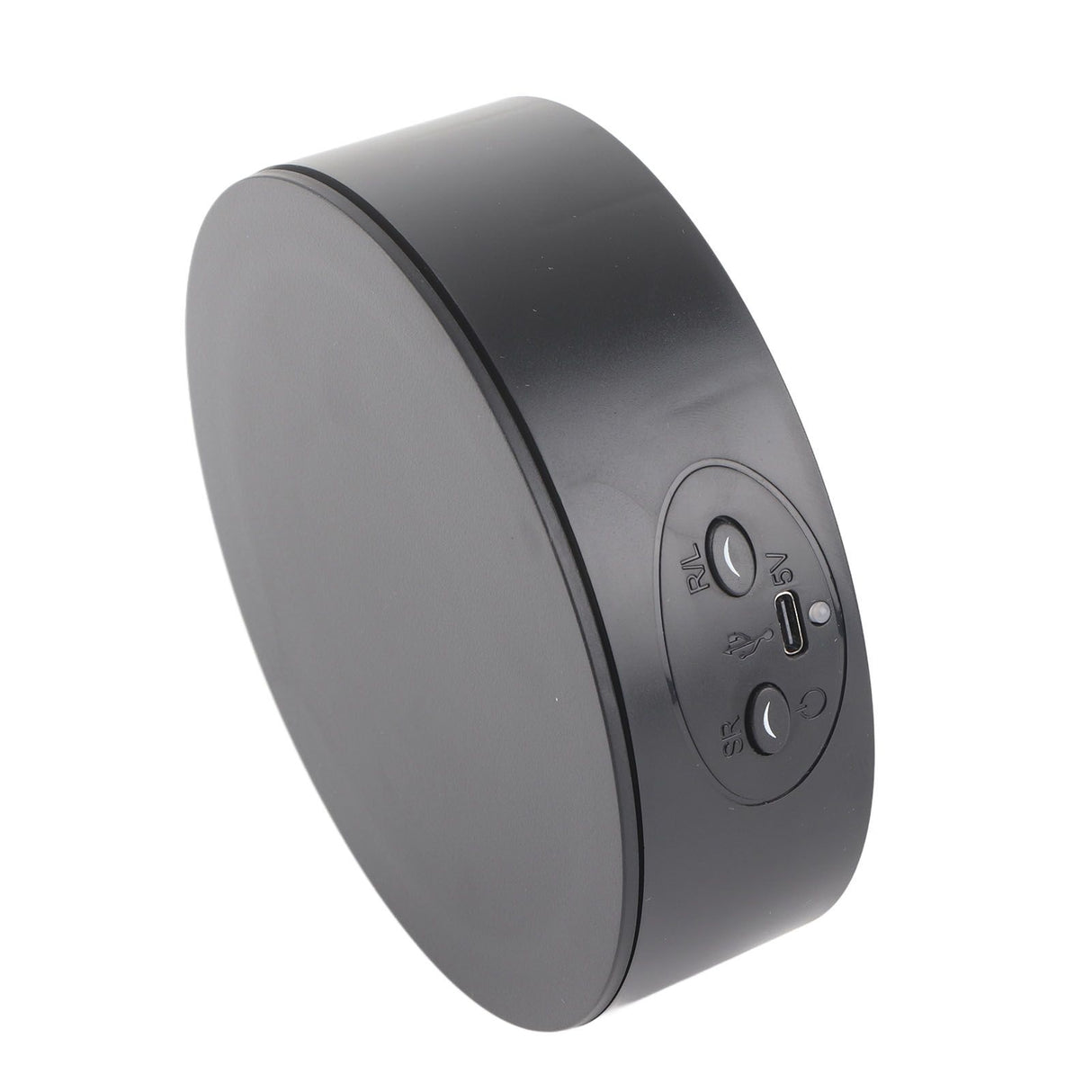 360 Degree Rotating Display Stand Maximum Load 6.6lb Electric Rotating Turntable for Wine Bottles Cosmetics WatchesBlack
