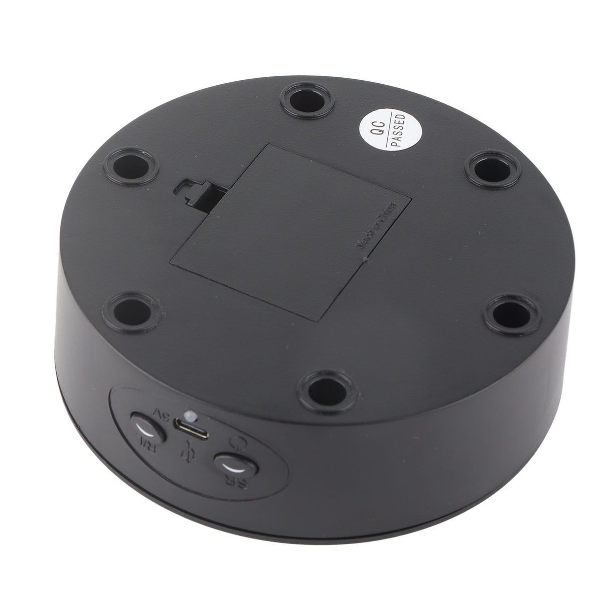 360 Degree Rotating Display Stand Maximum Load 6.6lb Electric Rotating Turntable for Wine Bottles Cosmetics WatchesBlack