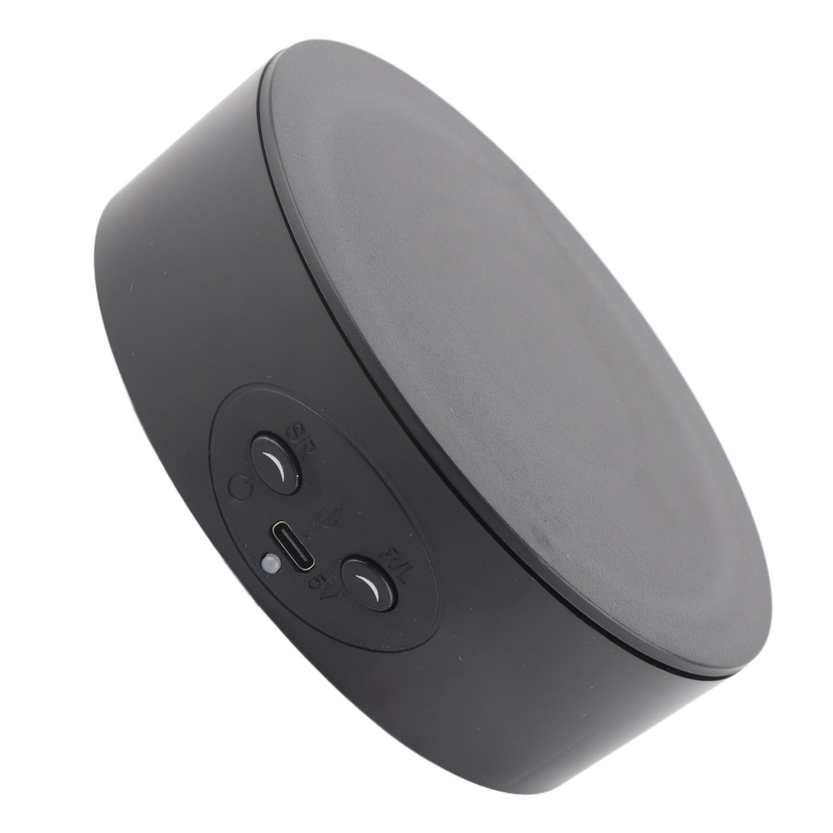 360 Degree Rotating Display Stand Maximum Load 6.6lb Electric Rotating Turntable for Wine Bottles Cosmetics WatchesBlack