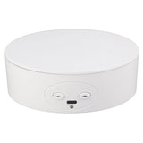 360 Degree Rotating Display Stand Maximum Load 6.6lb Electric Rotating Turntable for Wine Bottles Cosmetics WatchesWhite