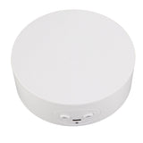 360 Degree Rotating Display Stand Maximum Load 6.6lb Electric Rotating Turntable for Wine Bottles Cosmetics WatchesWhite