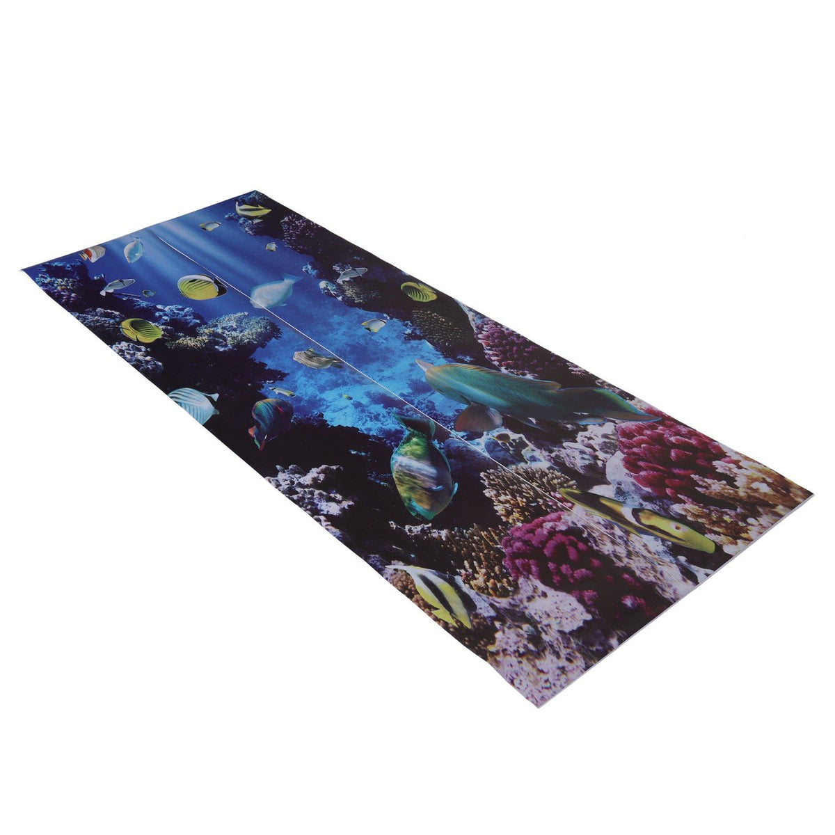 2pcs Door Sticker Underwater World Pattern Frosted Texture Self Adhesive Waterproof 3D Door Poster for Home