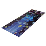 2pcs Door Sticker Underwater World Pattern Frosted Texture Self Adhesive Waterproof 3D Door Poster for Home - Close-Up Angle