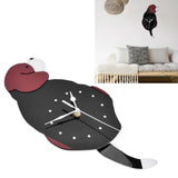 Wall Clock Swing Dog DIY Simple Fashion Silent Frameless Wall Clock With Swing Tail Home Office Decoration - Extra Image